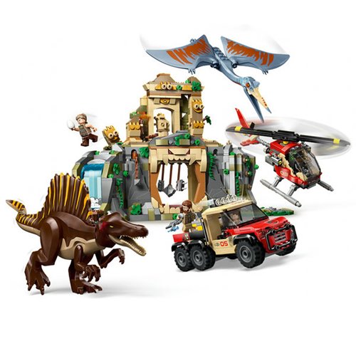 LEGO 76976 Jurassic World Spinosaurus & Quetzalcoatlus Air Mission