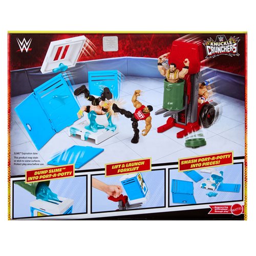 WWE Knuckle Crunchers Backstage Brawl Playset