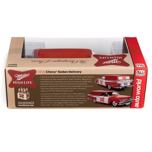 Miller High Life 1959 Chevrolet El Camino Sedan Delivery Truck 1:24 Scale Die-Cast Metal Vehicle