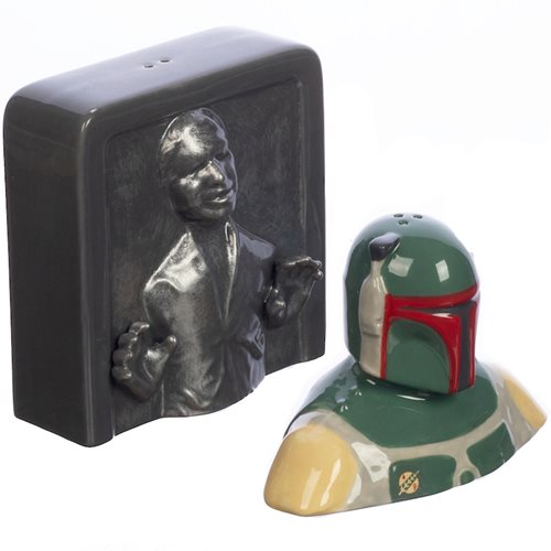 Star Wars The Empire Strikes Back Sculpted Ceramic Salt and Pepper Set