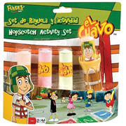 El Chavo Chalk and Hopscotch Game