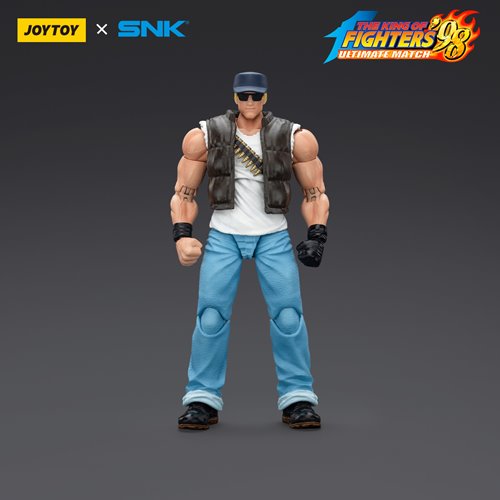 Joy Toy King of Fighters '98 Ultimate Match Ikari Warriors Team Clark Still 1:18 Scale Action Figure