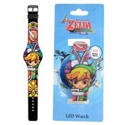 Legend of Zelda Stained Glass Print LED Watch