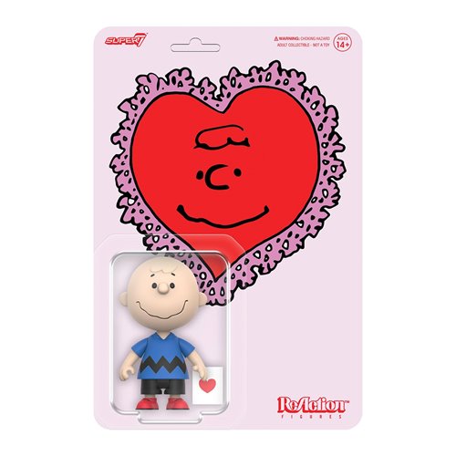 Peanuts Charlie Brown (Valentine Delivery) 3 3/4-Inch ReAction Figure