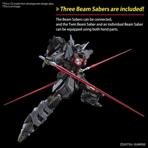 Mobile Suit Gundam Seed Freedom Movie Black Knight Squad Shi-ve.A High Grade 1:144 Scale Model Kit