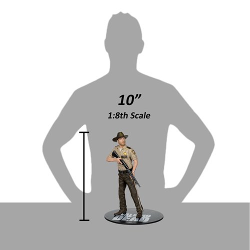 The Walking Dead Rick Grimes 1:8 Scale Posed Figure