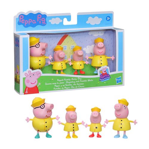 Peppa Pig Peppa’s Adventures Family Figure 4-Pack Wave 1