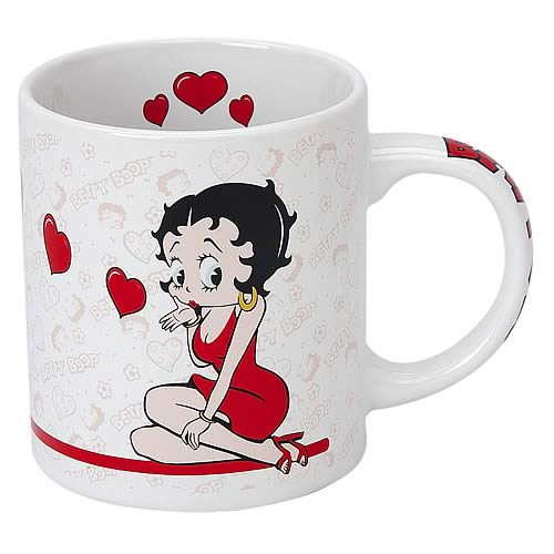 Betty Boop Betty Kisses Ceramic Mug - Entertainment Earth