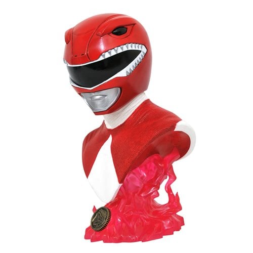 Mighty Morphin' Power Rangers Legends in 3D Red Ranger 1:2 Scale Bust