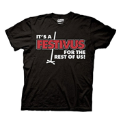 Seinfeld It's Festivus For The Rest Of Us Black T-Shirt