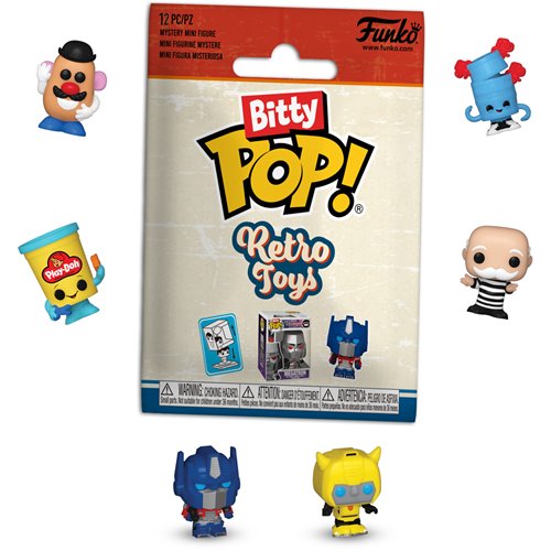 Retro Toys Funko Bitty Pop! Singles - Random 8-Pack
