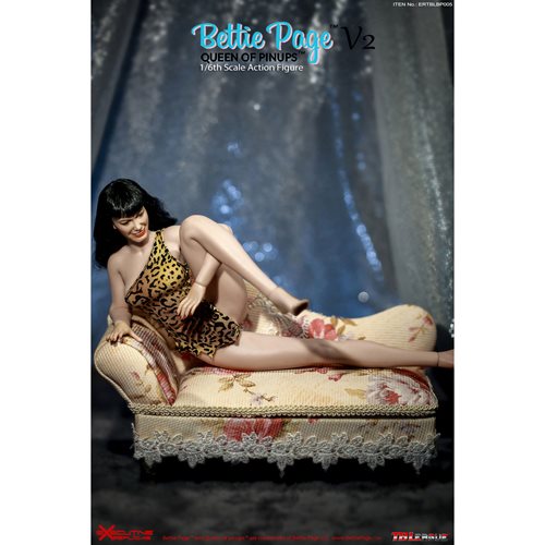 Bettie Page Queen of Pinups 1:6 Scale Action Figure