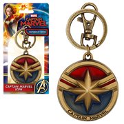 Captain Marvel Pewter Key Chain
