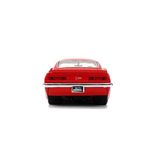Fast and Furious 1969 Chevrolet Camaro Red 1:24 Scale Die-Cast Metal Vehicle