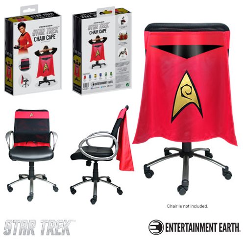 Star Trek: The Original Series Operations Red Uniform Chair Cape