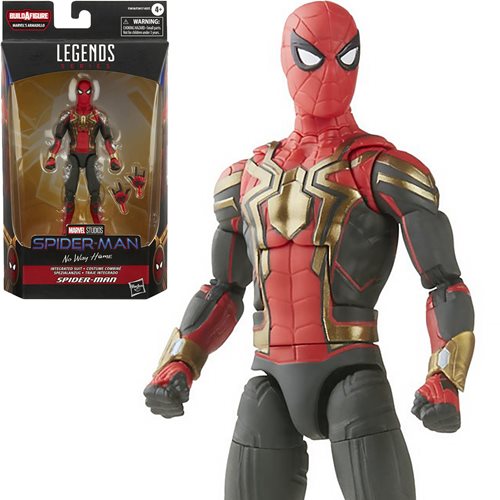 Spider-Man 3 Marvel Legends Integrated Suit Spider-Man 6-Inch Action Figure, Not Mint
