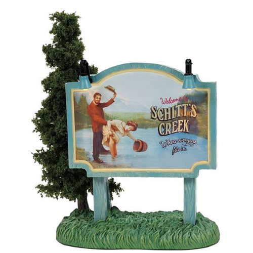 Hot Properties Village Schitt's Creek Where Everyone Fits In Statue