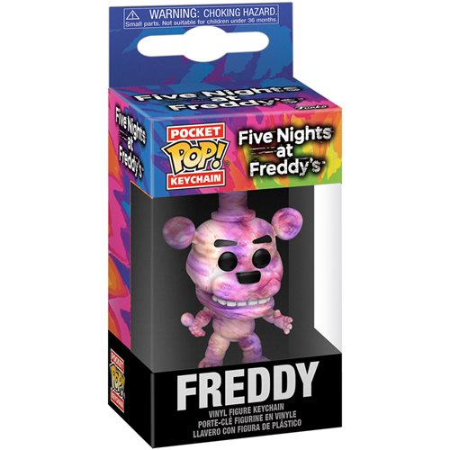 Five Nights at Freddy's Tie-Dye Freddy Pocket Pop! Key Chain