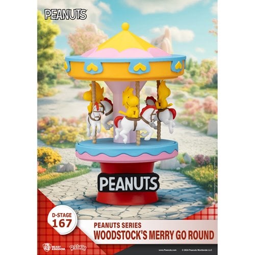 Peanuts Woodstock's Merry Go Round DS-167 D-Stage Statue