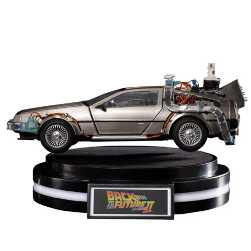 Back to the Future II Delorean Floating EAF-005 Egg Attack Floating Statue