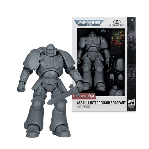 Warhammer 40,000 Wave 11 Blood Angel Assault Intercessor Sergeant Artist Proof 7-Inch Scale Action F
