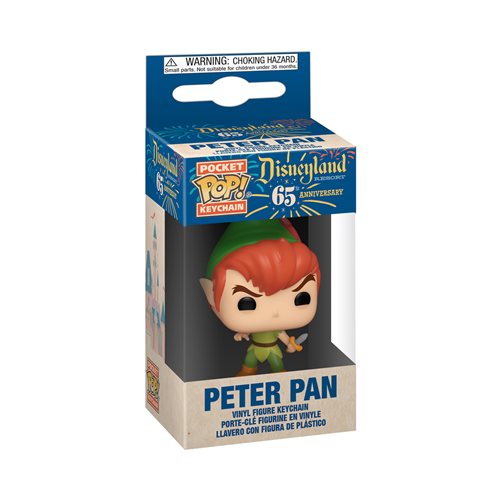 Disneyland 65th Anniversary Peter Pan Pocket Pop! Key Chain