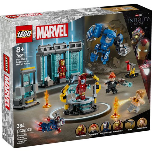 LEGO 76315 Iron Man's Laboratory: Hall of Armor