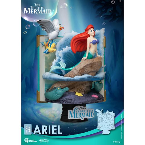 The Little Mermaid Disney Story Book Series Ariel D-Stage DS-079 6-Inch Statue