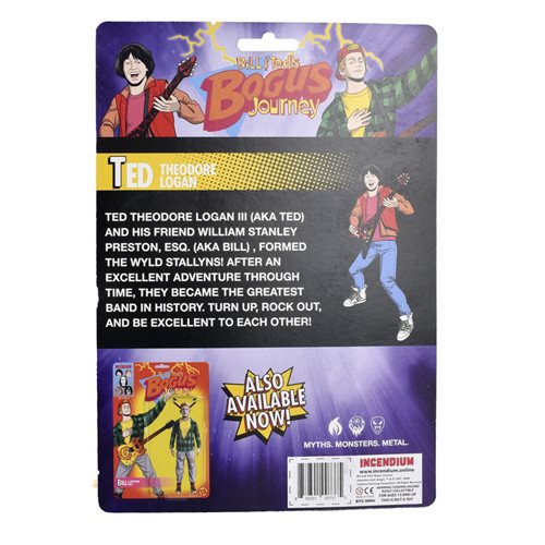 Bill & Ted's Bogus Journey Ted Theodore Logan III 5-Inch FigBiz Action Figure