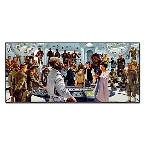 Star Wars Plan of Attack Large Canvas Giclee Print