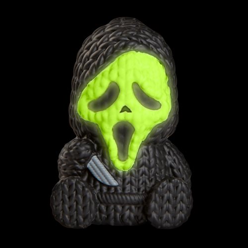 Ghost Face Glow in the Dark Handmade by Robots Micro Vinyl Figure