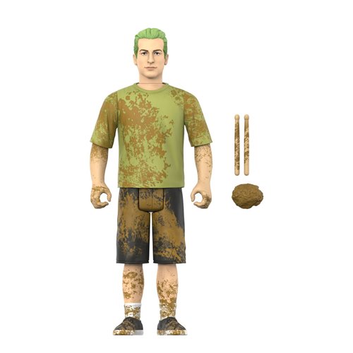 Green Day Mud Fight Tre Cool 3 3/4-Inch ReAction Figure