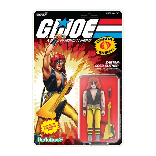 G.I. Joe Zartan (Cold Slither, Cartoon) 3 3/4-Inch ReAction+ Figure