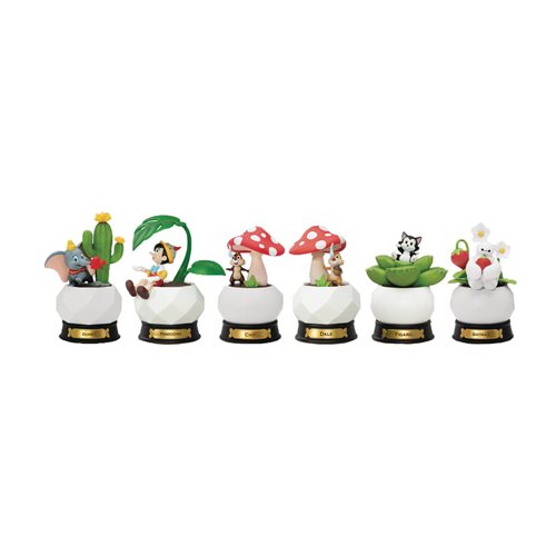 Disney Pocket Plants Series MDS-006 Mini D-Stage Statue Set of 6