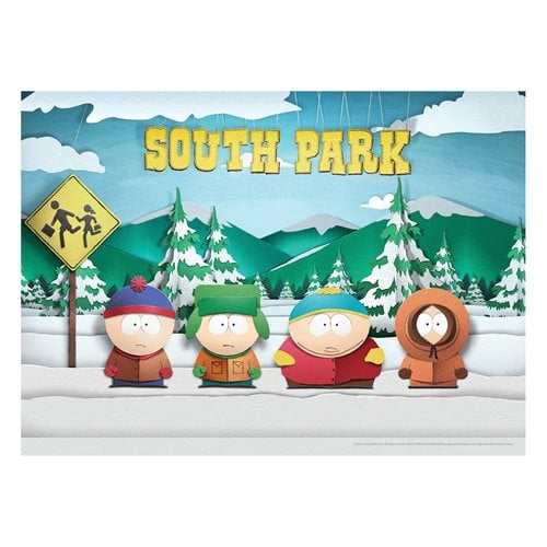 South Park Paper Bus Stop 1,000-Piece Puzzle