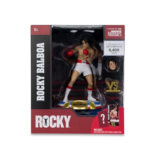 Movie Maniacs Rocky Wave 1 Rocky Balboa 6-Inch Scale Posed Figure