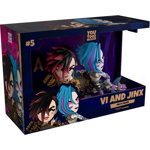 Arcane: League of Legends VI and Jinx Vinyl Figure #5 2-Pack