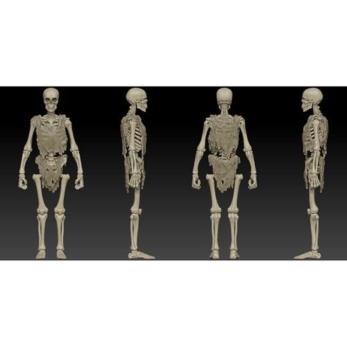 EPIC H.A.C.K.S. Classic Bone Blank Skeleton 1:12 Scale Action Figure