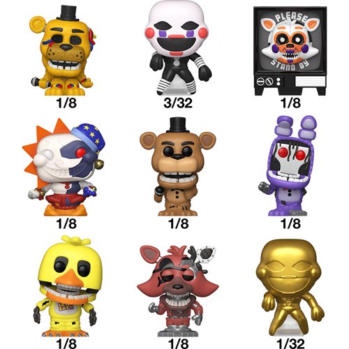Five Nights at Freddy's Funko Bitty Pop! Singles - Random 8-Pack