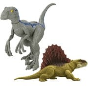 Jurassic World Velociraptor Blue vs. Dimetrodon Action Figure 2-Pack
