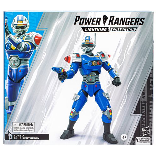 Power Rangers Lightning Collection Turbo Blue Senturion Deluxe 6-Inch Action Figure