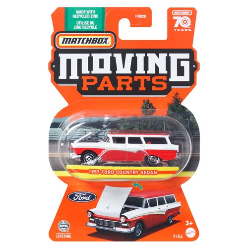Matchbox Moving Parts 2023 Mix 6 Vehicles Case of 8