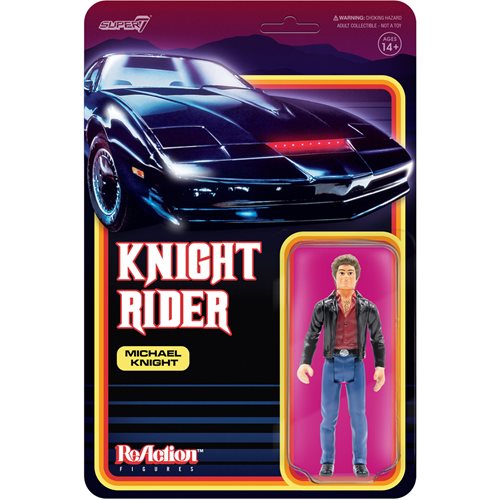 Knight Rider Michael Knight 3 3/4-Inch ReAction Figure