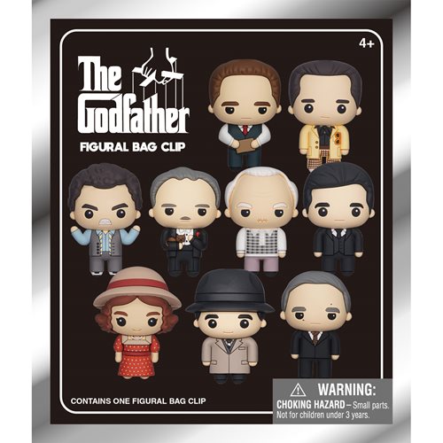 The Godfather 3D Foam Bag Clip Random 6-Pack