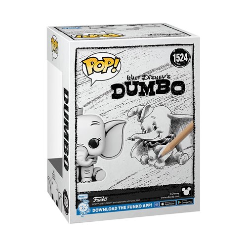Disney Sketched Dumbo Funko Pop! Vinyl Figure