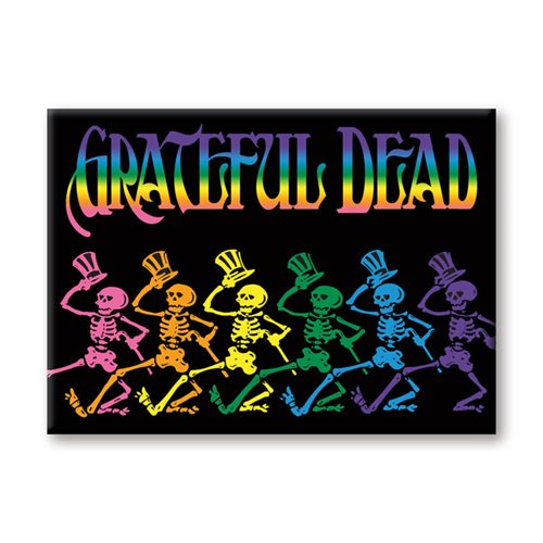 Grateful Dead Dancing Skeletons Flat Magnet