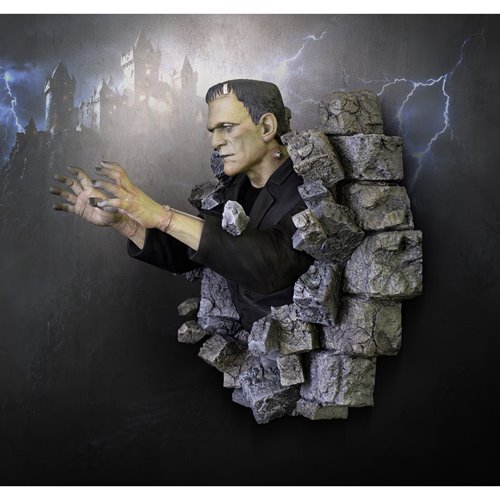 Frankenstein 1:2 Scale Wall Sculpture Mount