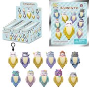 Bananya Series 2 3D Foam Bag Clip Display Case of 24