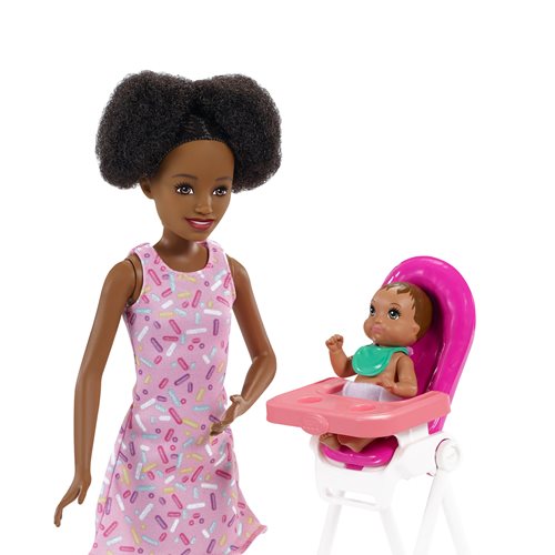 Barbie Skipper Babysitters Inc. Doll with Brunette Hair and Birthday Playset