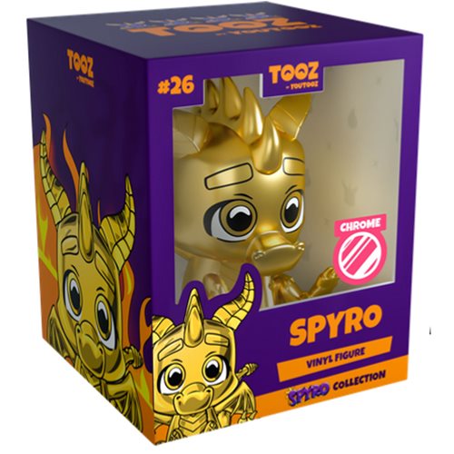 Spyro Collection Spyro Gold Chrome Tooz Vinyl Figure #26